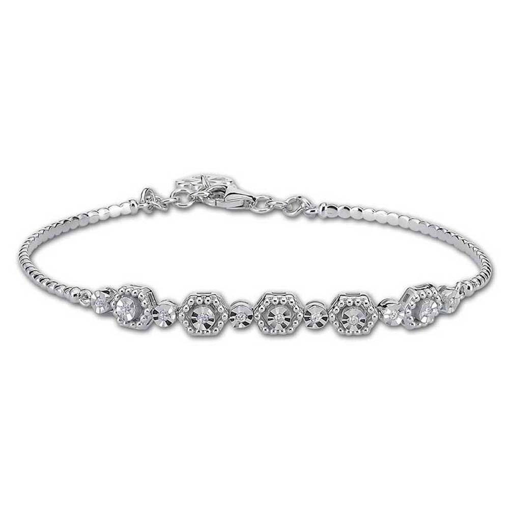 0.10 Karat Pırlanta Baget Bileklik - BLK00173