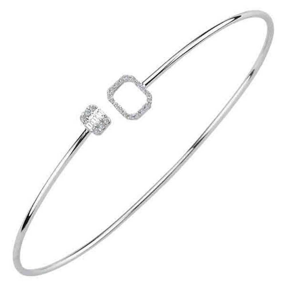 0,12 Karat Pırlanta Baget Bileklik - BLK4211