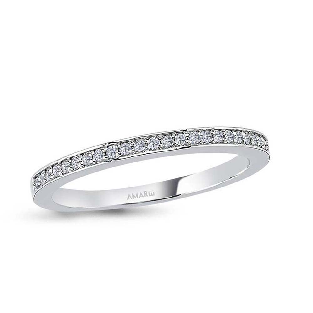 0.13 Karat Pırlanta Yarım Tur Yüzük - YRTR00111