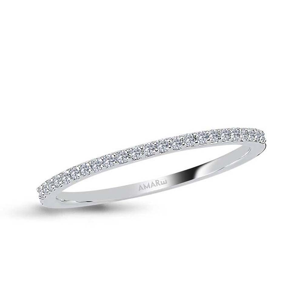 0.15 Karat Pırlanta Yarım Tur Yüzük - YRTR00105