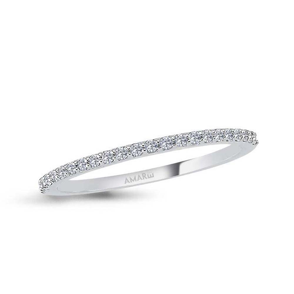 0.15 Karat Pırlanta Yarım Tur Yüzük - YRTR00107