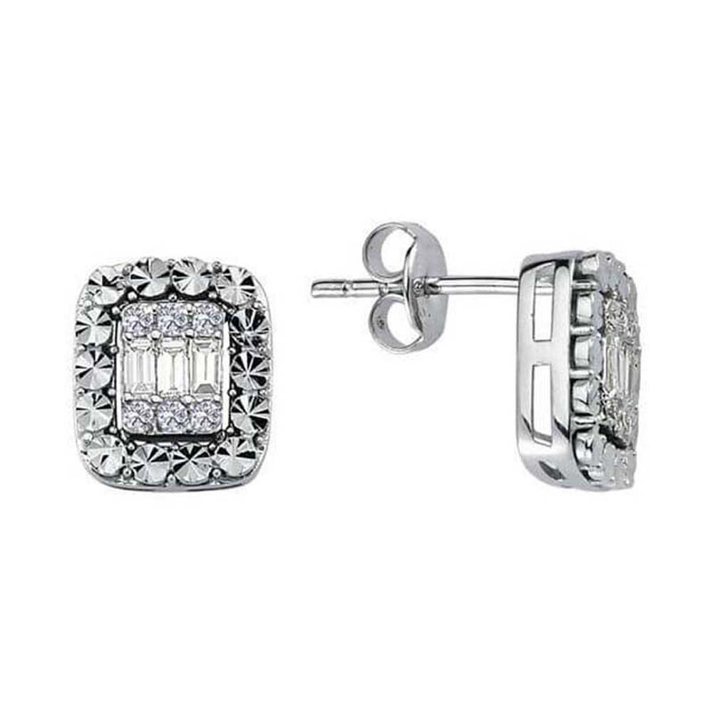 Baget Küpe 0.16 Karat Baget Pırlanta Küpe - BGKP4155