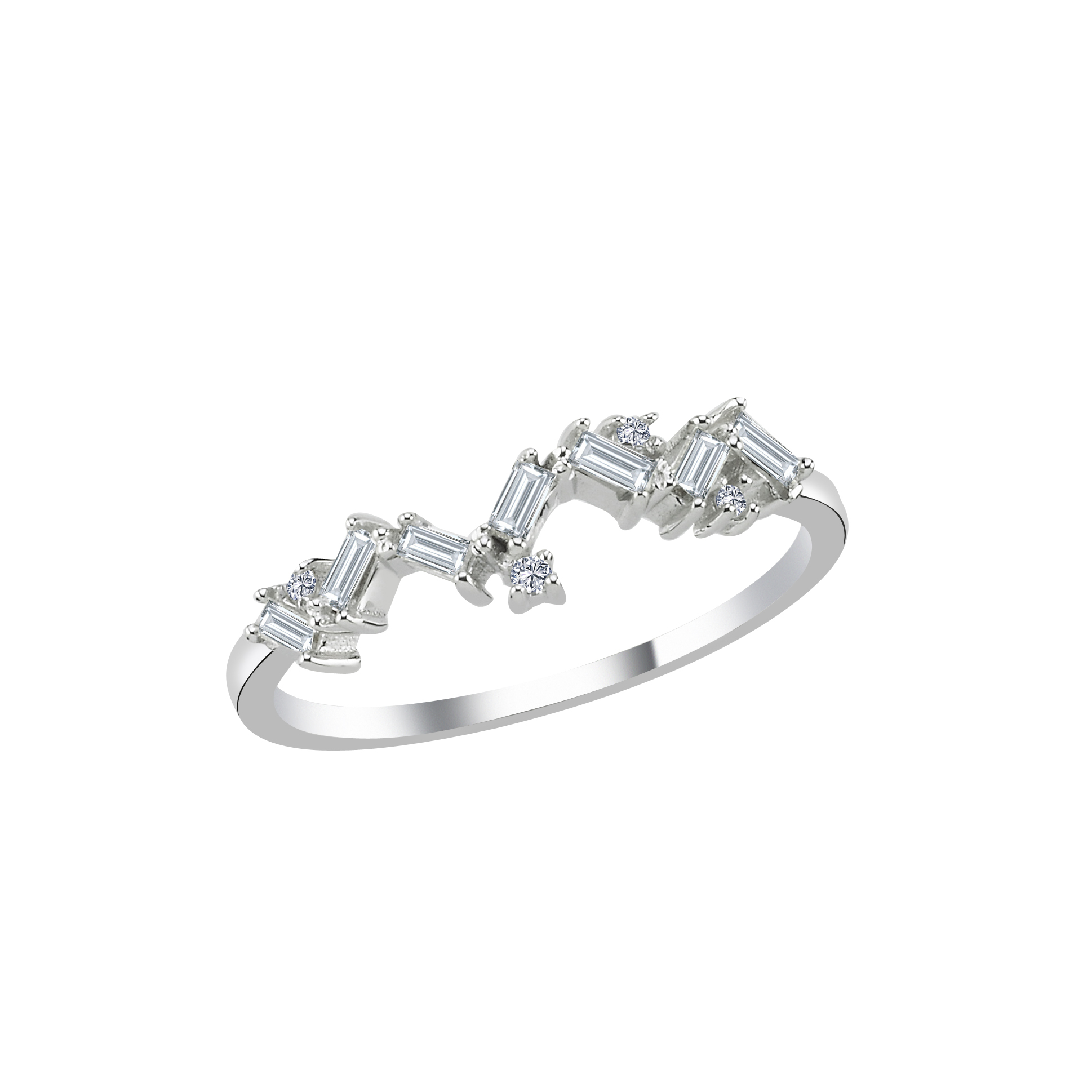 0.20 Karat Pırlanta Yarımtur Yüzük - YRTR2359