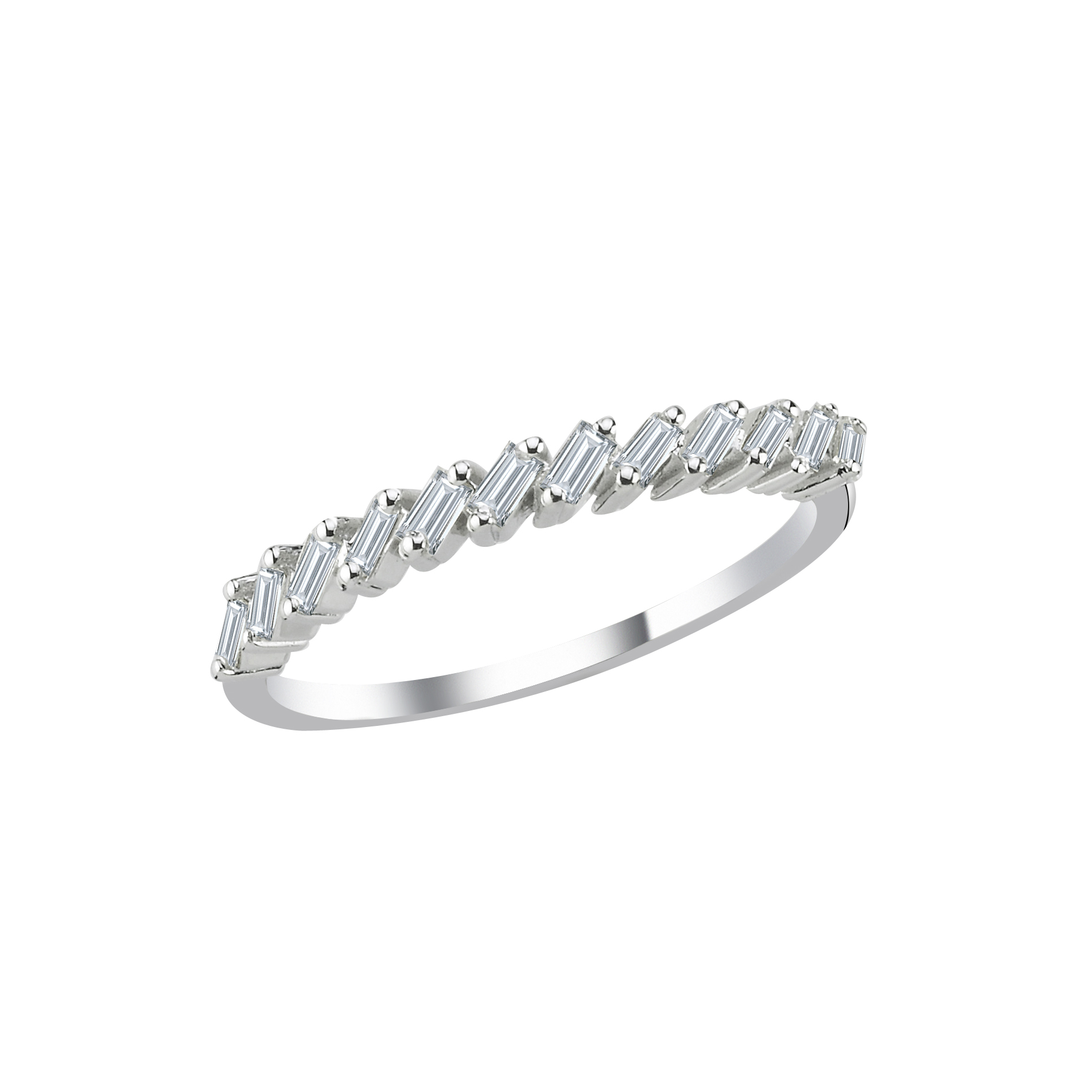 0.23 Karat Pırlanta Yarımtur Yüzük - YRTR2185