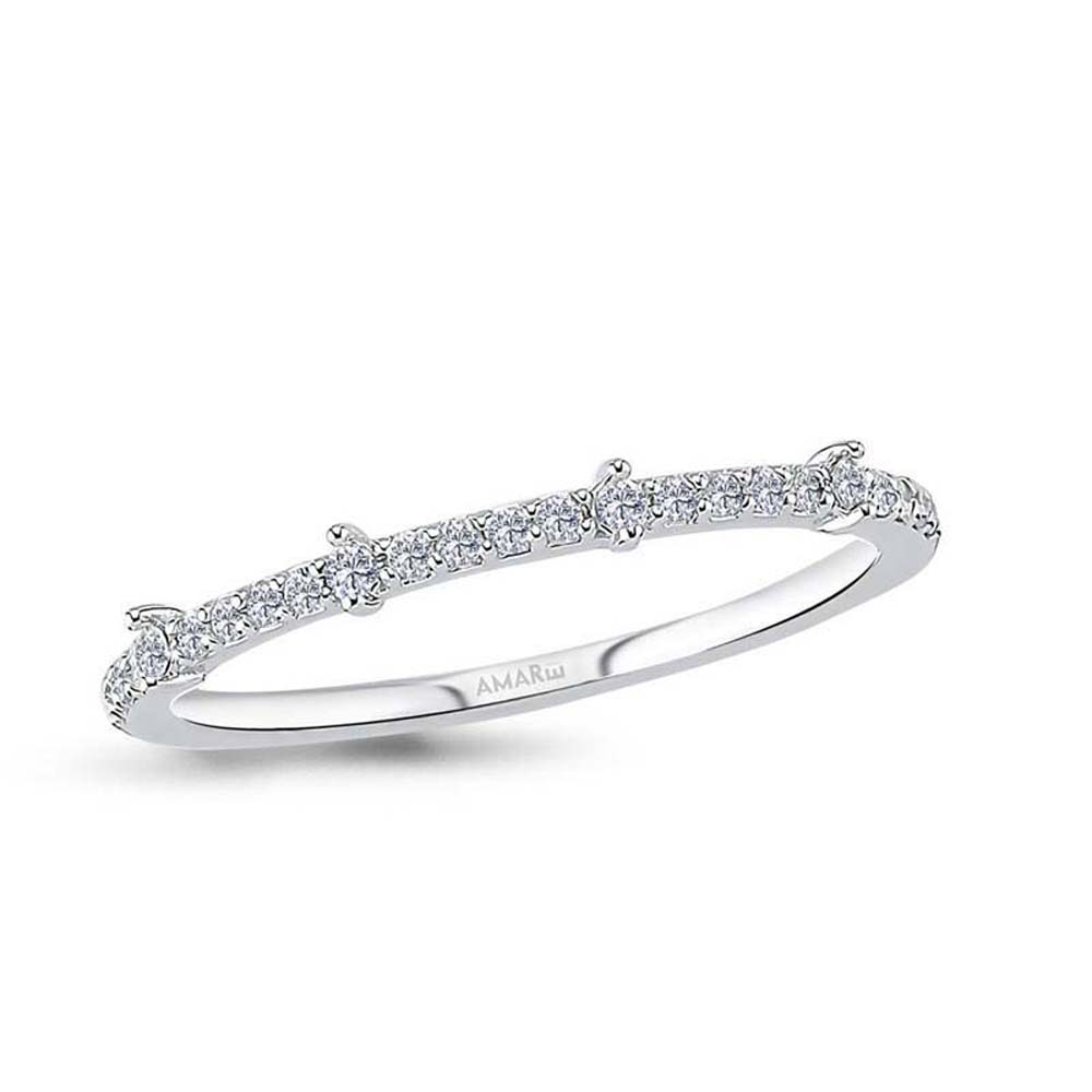 0.24 Karat Pırlanta Yarım Tur Yüzük - YRTR00102