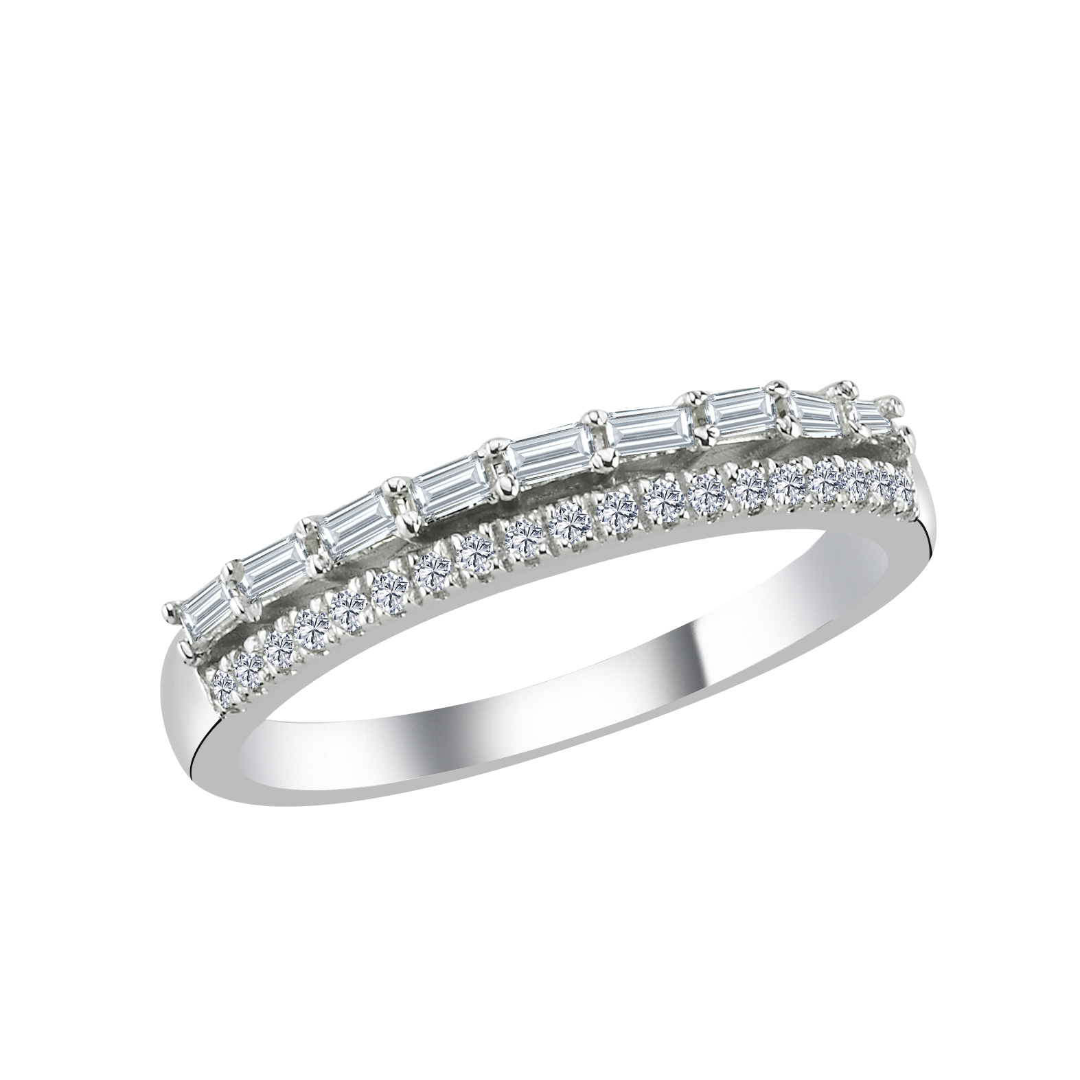 0.25 Karat Pırlanta Yarımtur Yüzük - YRTR2362