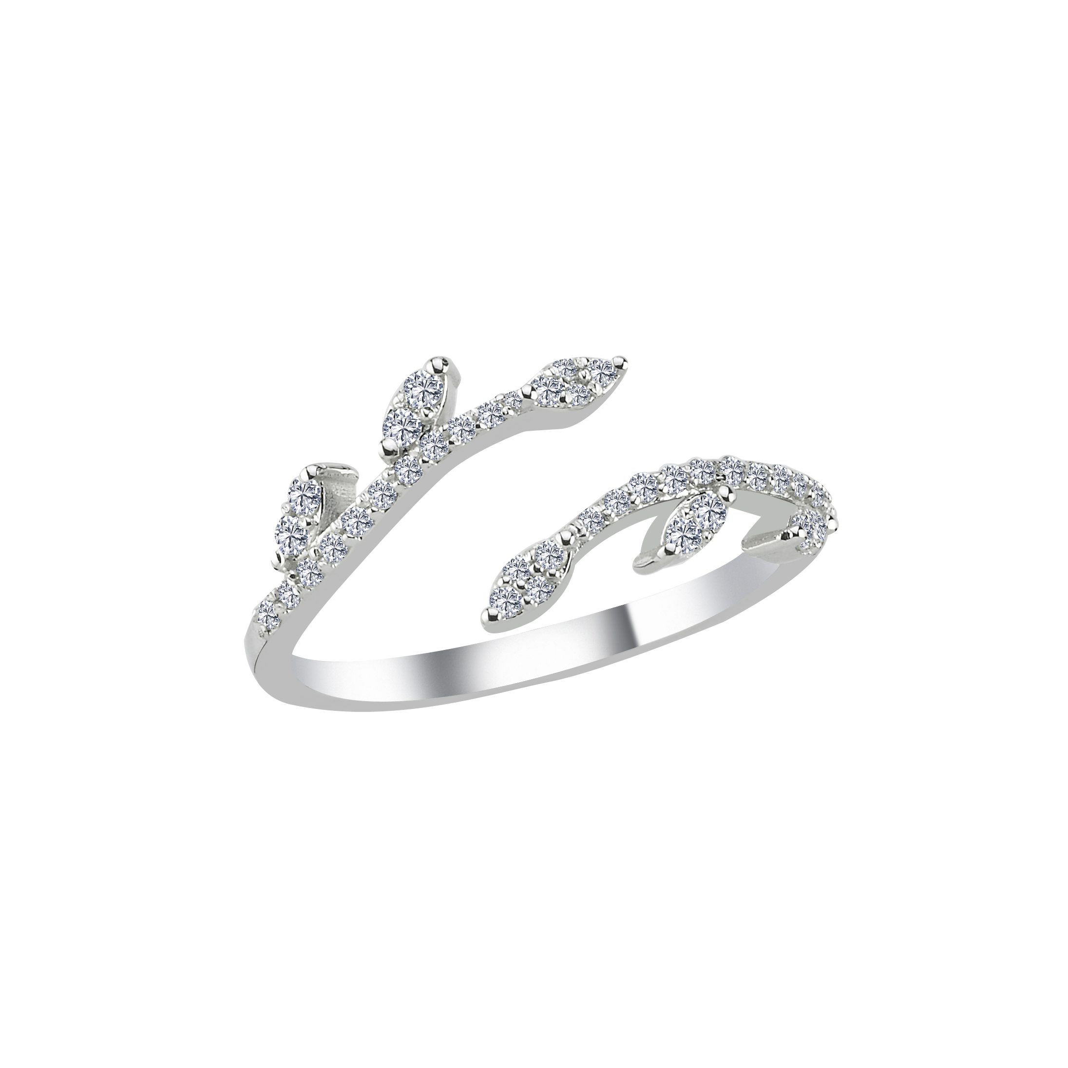 0.26 Karat Pırlanta Yarımtur Yüzük - YRTR5617