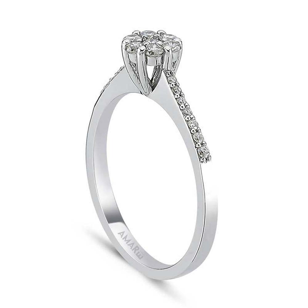 0.28 Karat Pırlanta Koronet Yüzük - YZCT1001-2