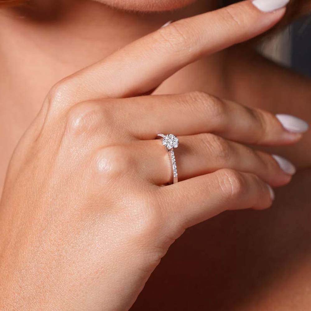 0.28 Karat Pırlanta Koronet Yüzük - YZCT1001-2