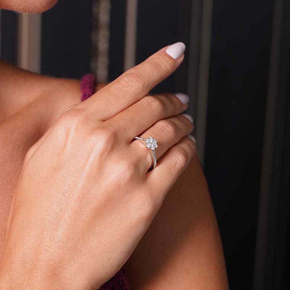 0.31 Karat Pırlanta Koronet Yüzük - YZCR1001-3