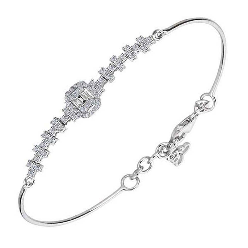 0,33 Karat Pırlanta Baget Bileklik - BLK4209