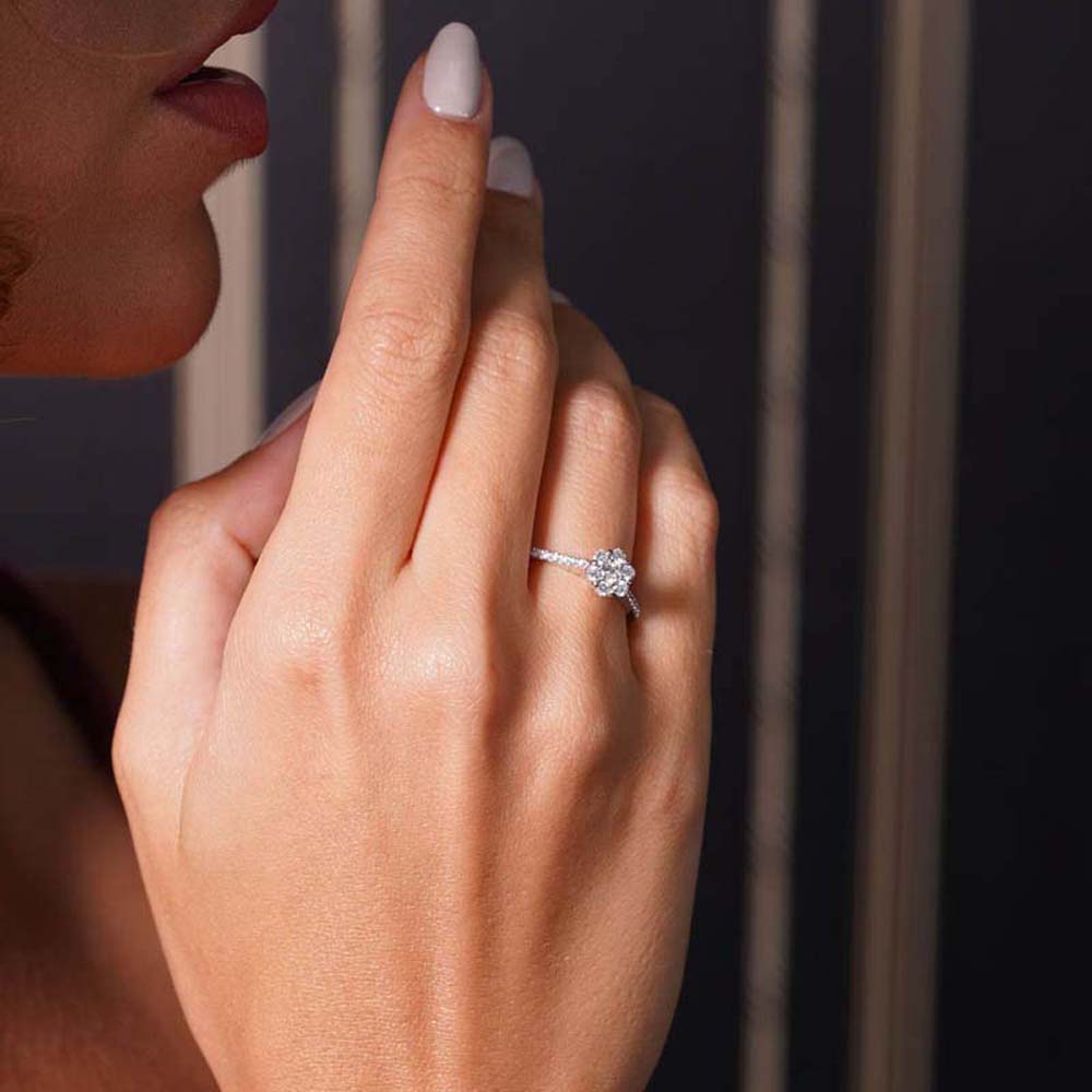 0.39 Karat Pırlanta Koronet Yüzük - YZCR1001-4