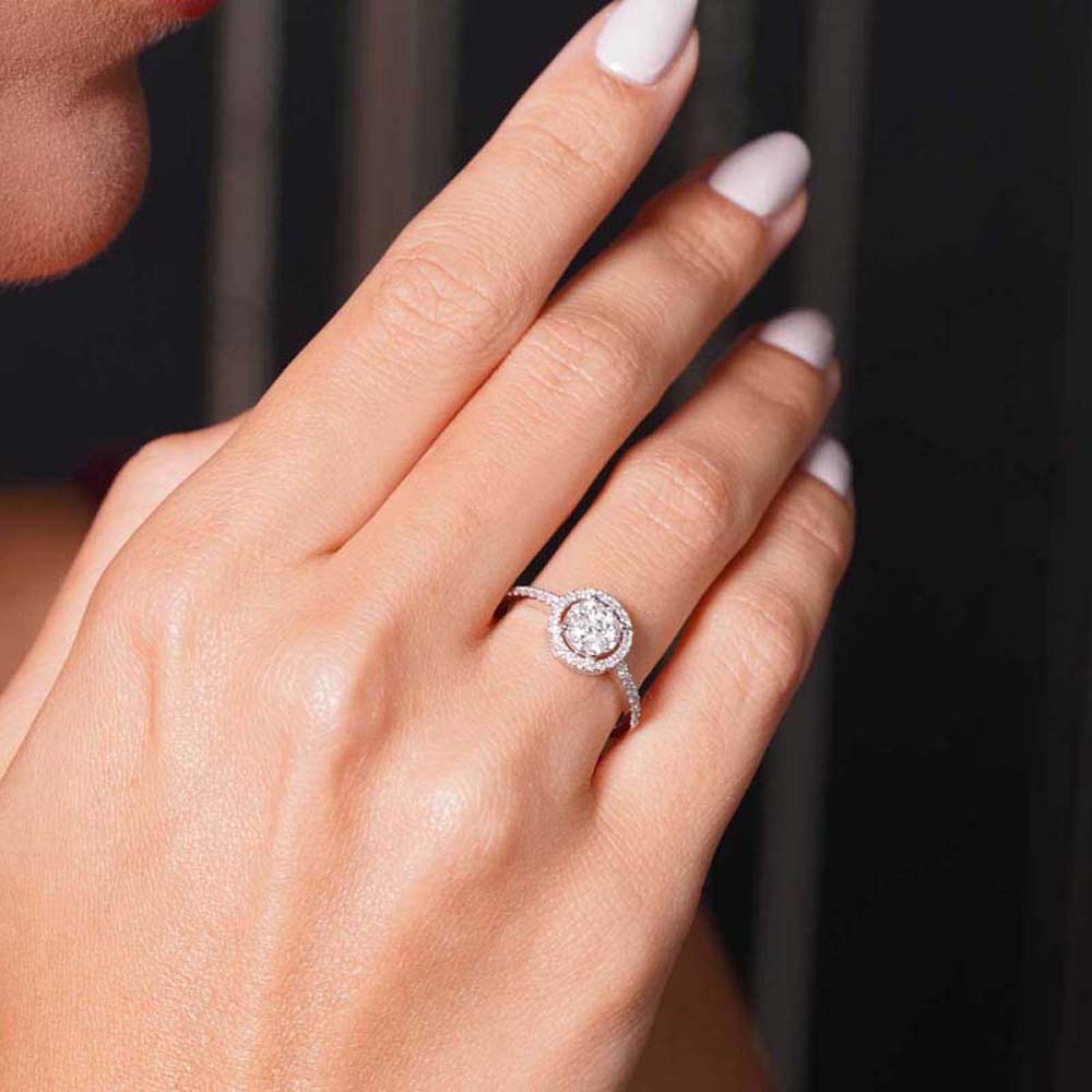 0.41 Karat Pırlanta Koronet Yüzük - YF00103