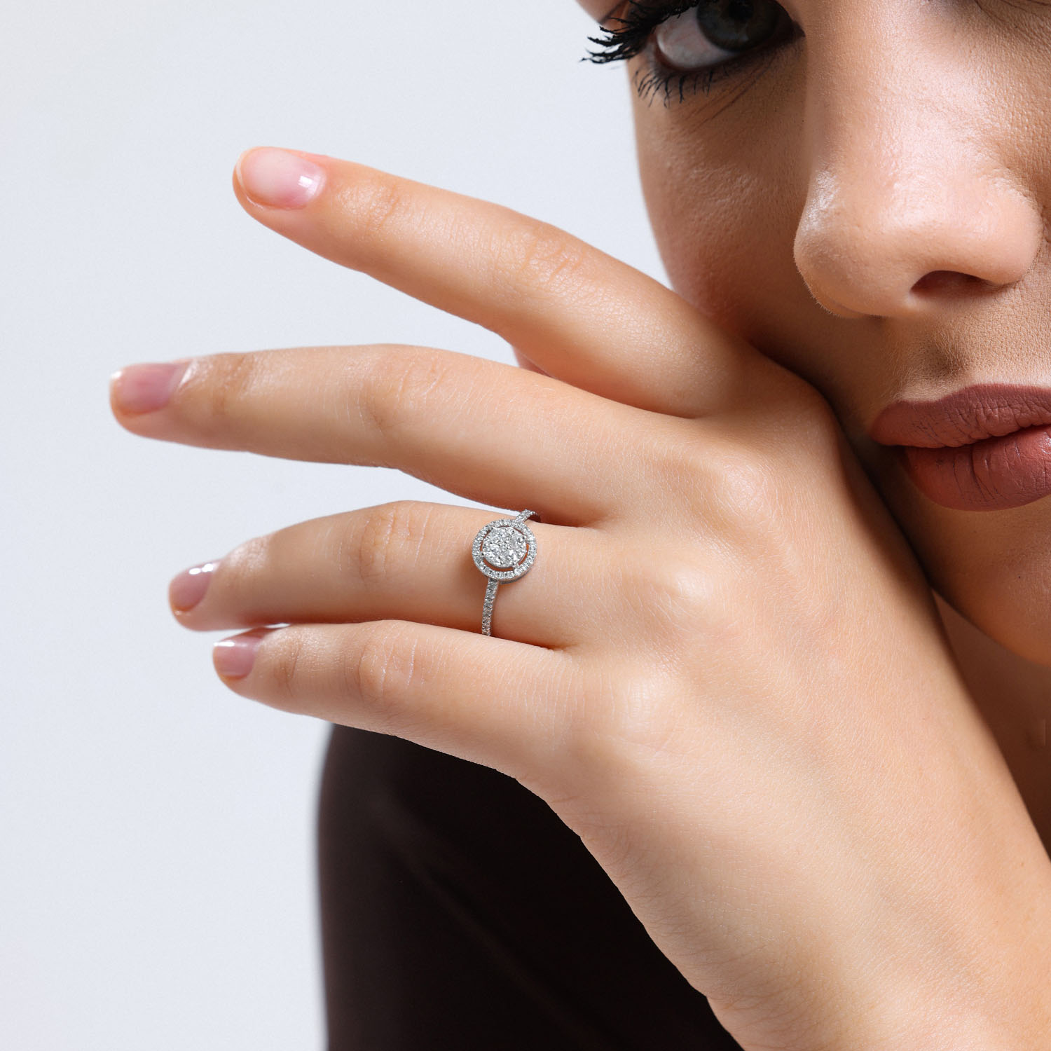 0.41 Karat Pırlanta Koronet Yüzük - YF00103