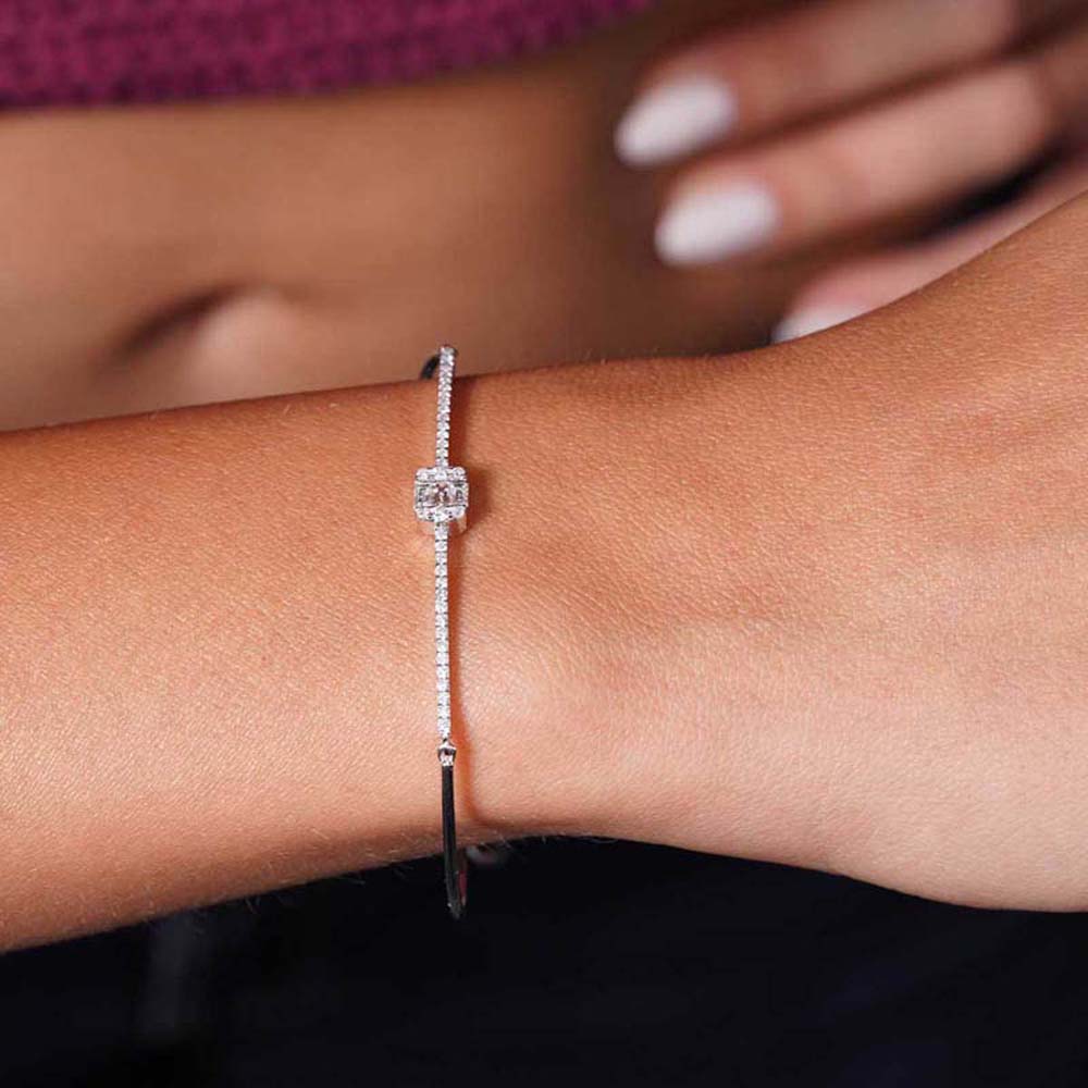 0.43 Karat Pırlanta Baget Bileklik - BLK00183