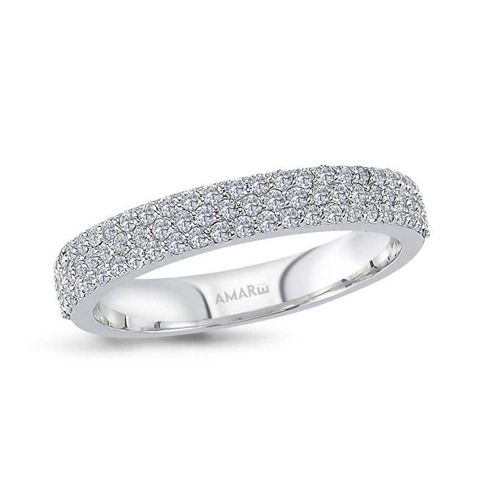 0.45 Karat Pırlanta Yarım Tur Yüzük - YRTR00101