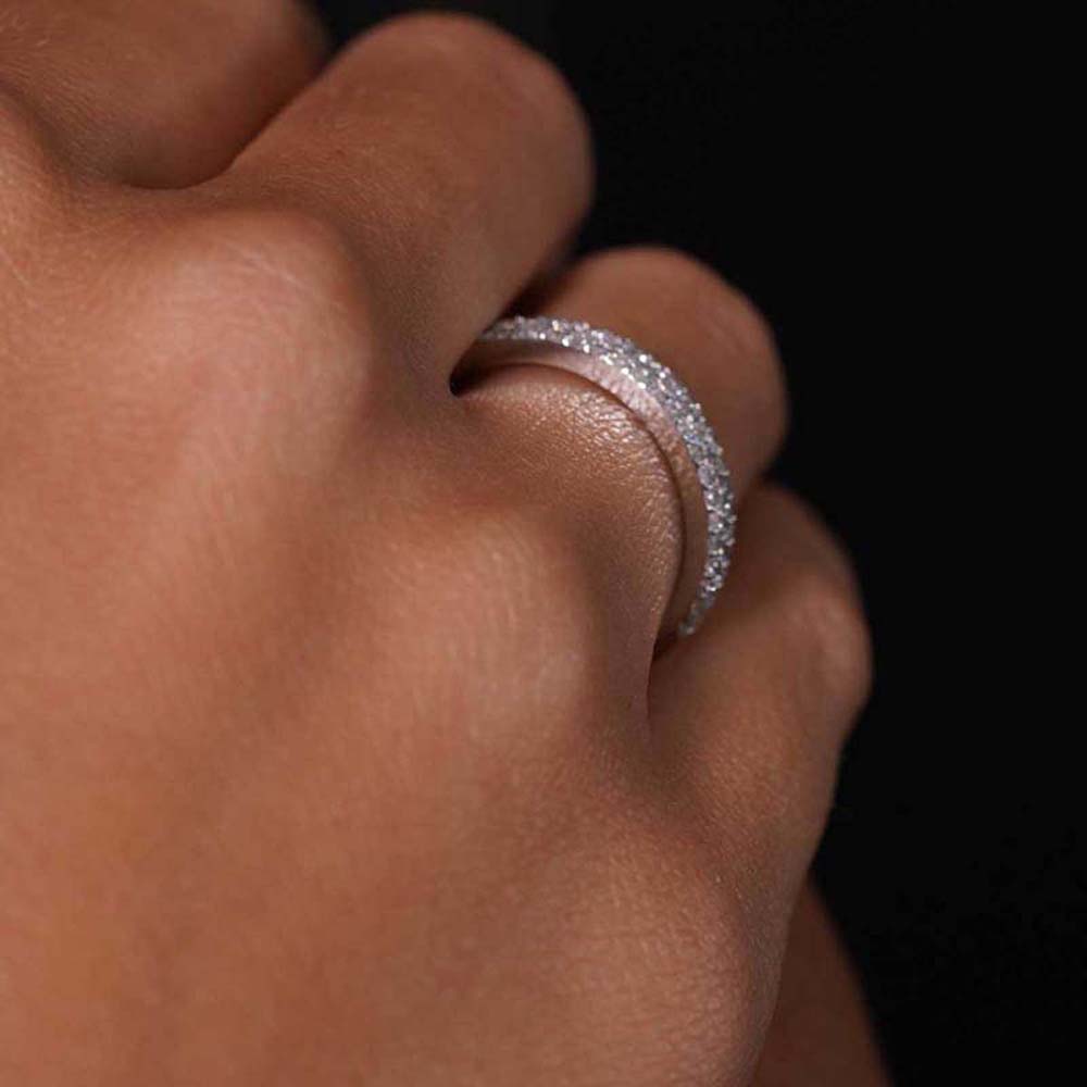 0.45 Karat Pırlanta Yarım Tur Yüzük - YRTR00101