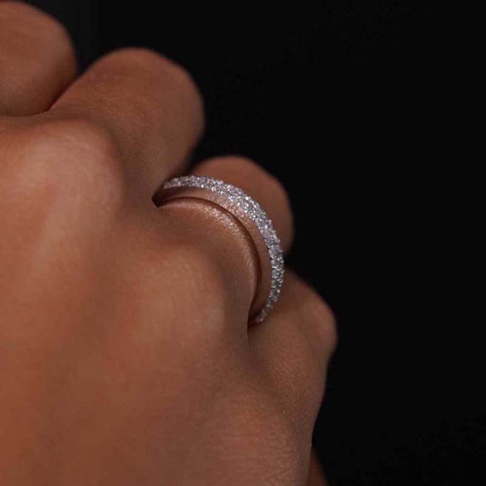 0.45 Karat Pırlanta Yarım Tur Yüzük - YRTR00101