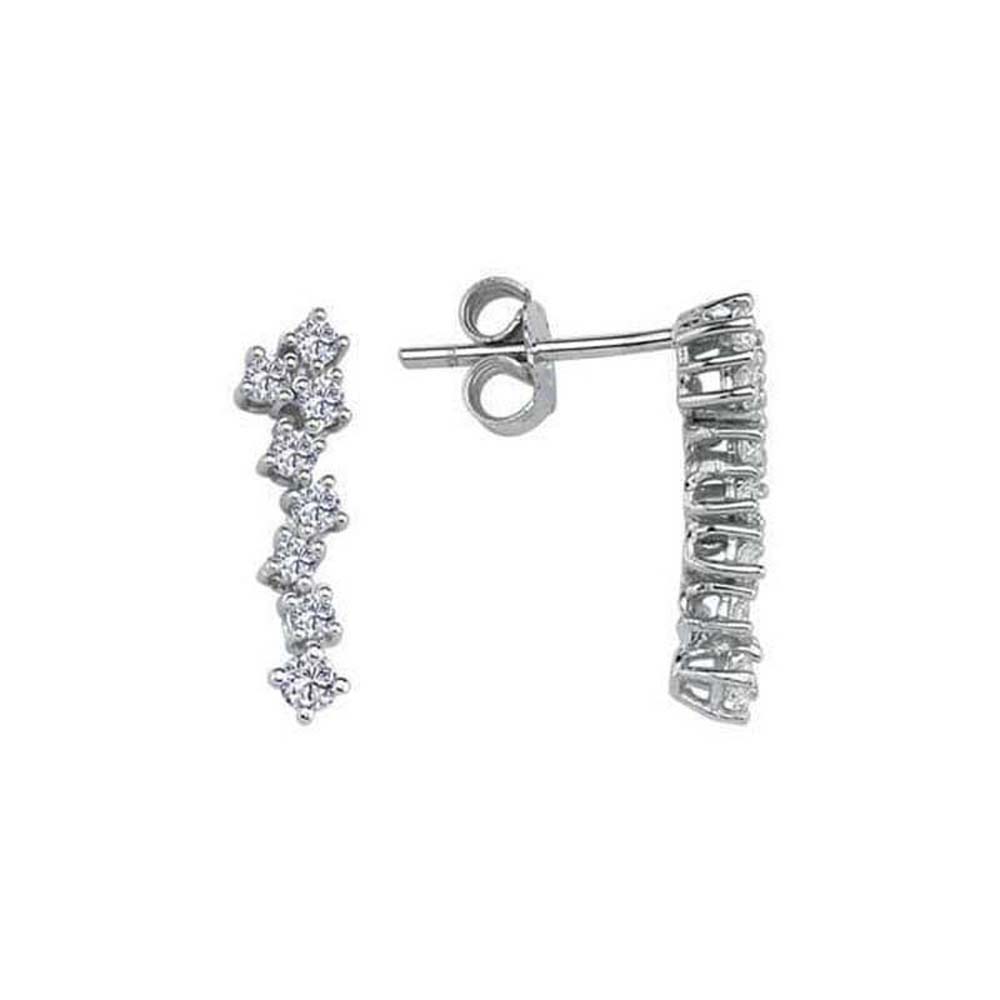 Fantezi Küpe 0,54 Karat Fantezi Pırlanta Küpe - B004179