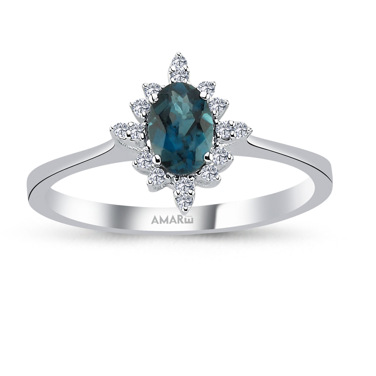 0.56 Karat Pırlantalı Lotus Vintage Yüzük - VNGYZB5012-1