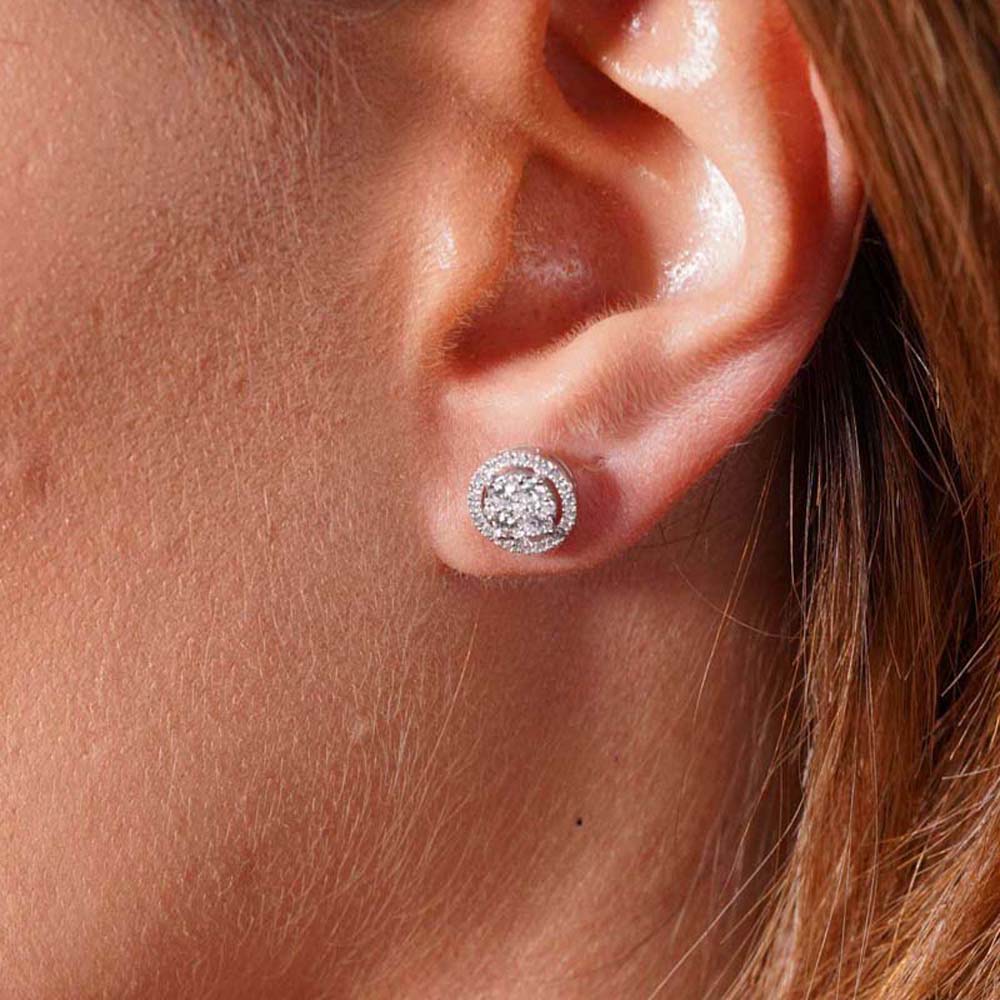 Baget Küpe 0.59 Karat Pırlanta Baget Küpe - KPF00103