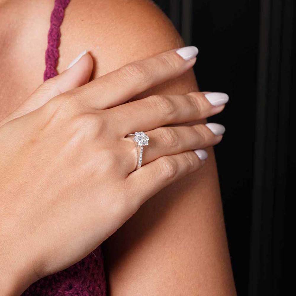 0.59 Karat Pırlanta Koronet Yüzük - YZCR1001-5