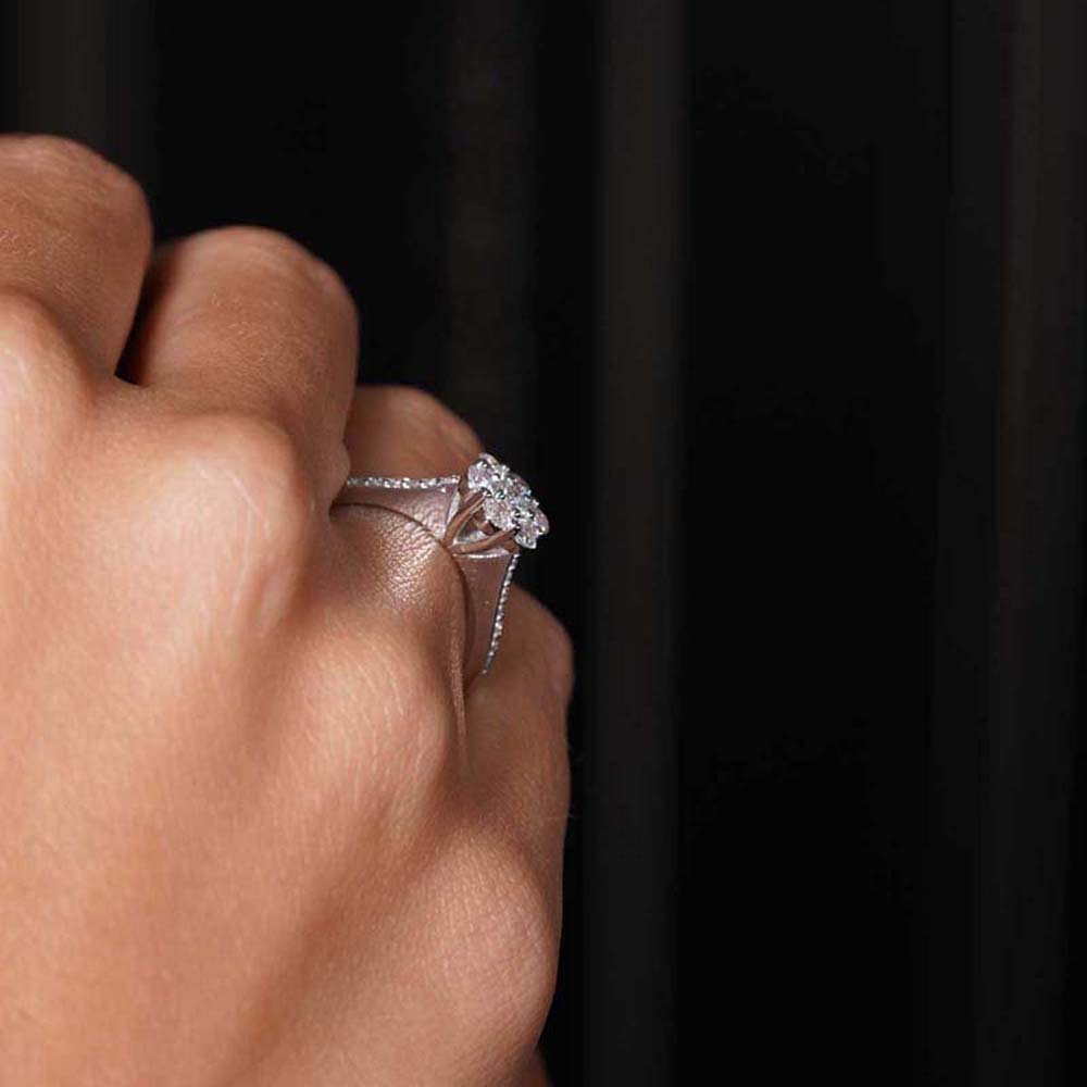 0.59 Karat Pırlanta Koronet Yüzük - YZCR1001-5