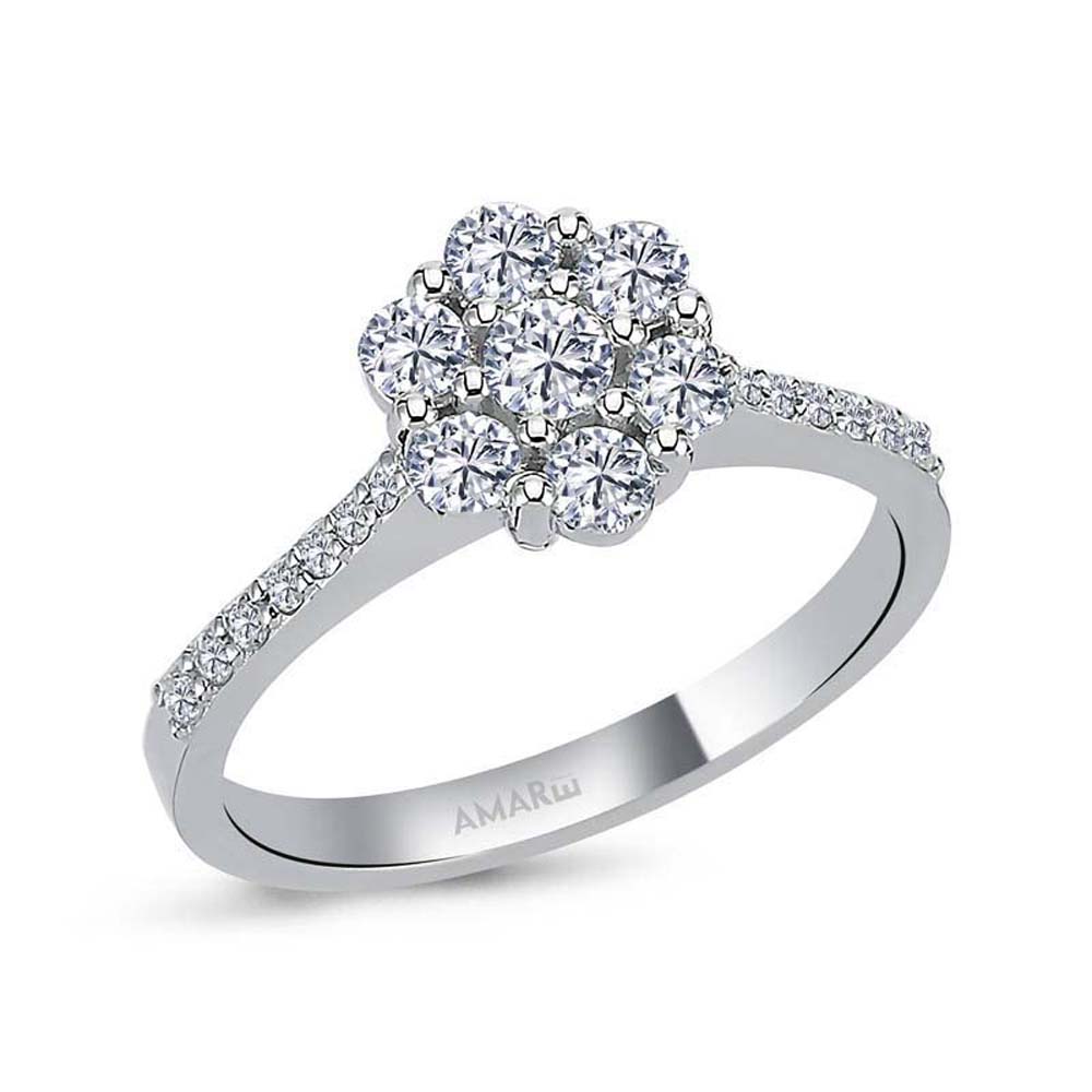 0.65 Karat Pırlanta Koronet Yüzük - YZCR1001-6