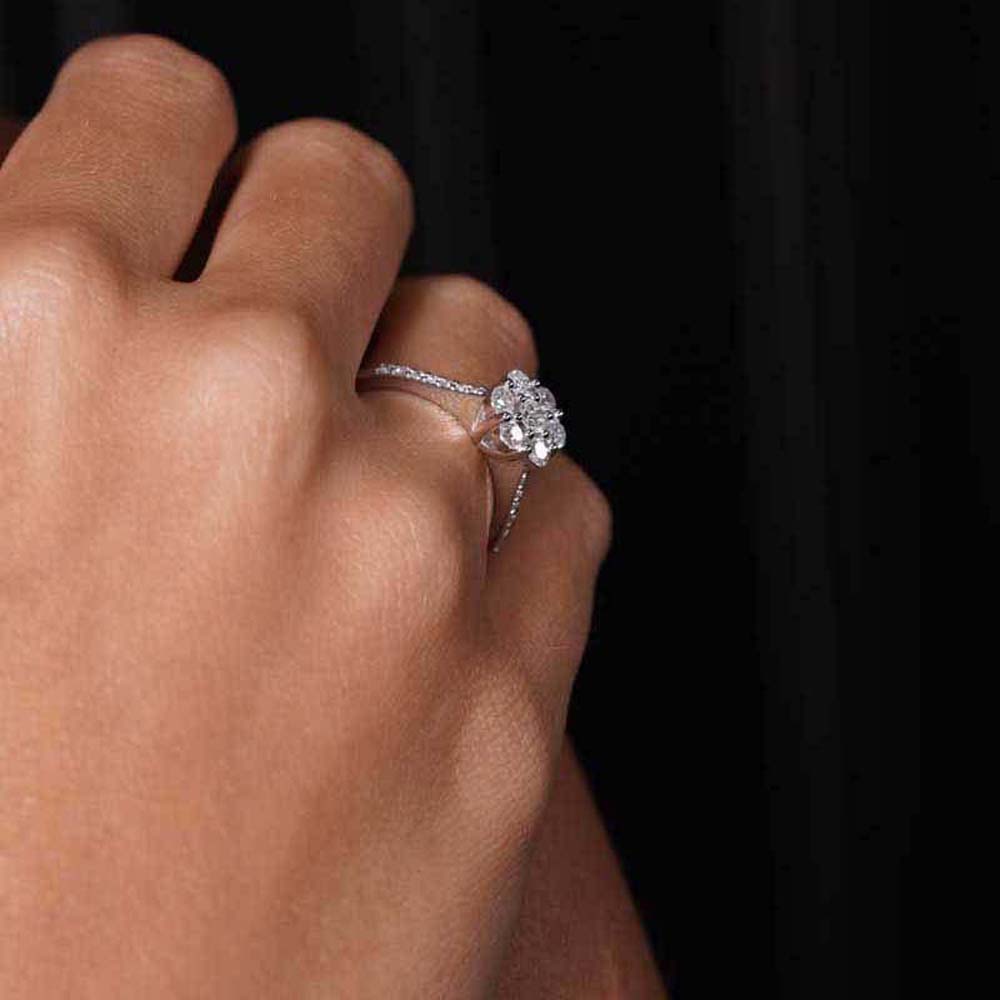 0.65 Karat Pırlanta Koronet Yüzük - YZCR1001-6