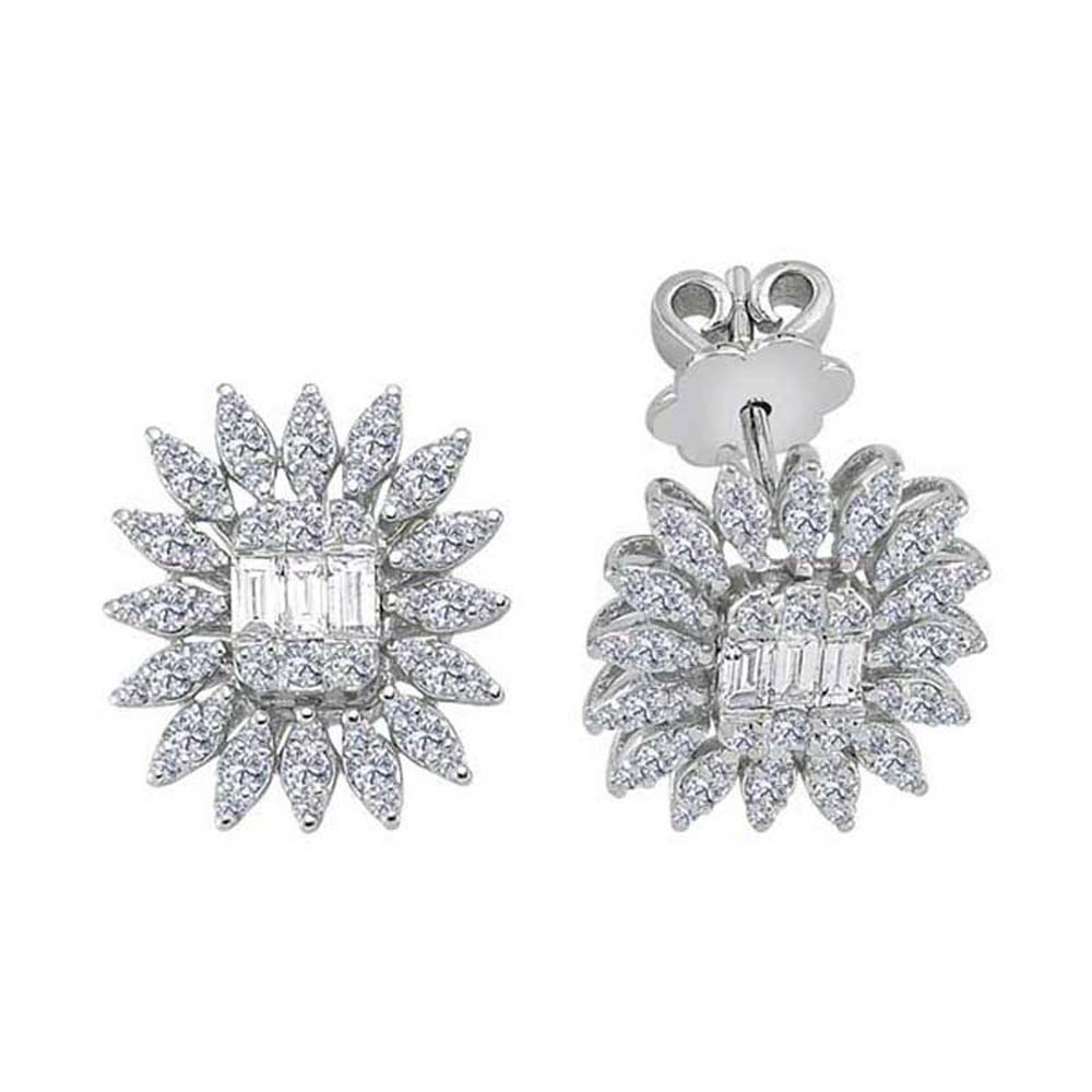 Baget Küpe 1,16 Karat Baget Pırlanta Küpe - BGKP4162