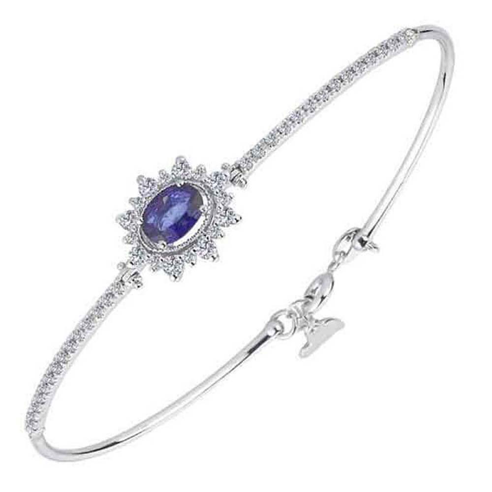 1,43 Karat Safirli Pırlanta Bileklik - B004251