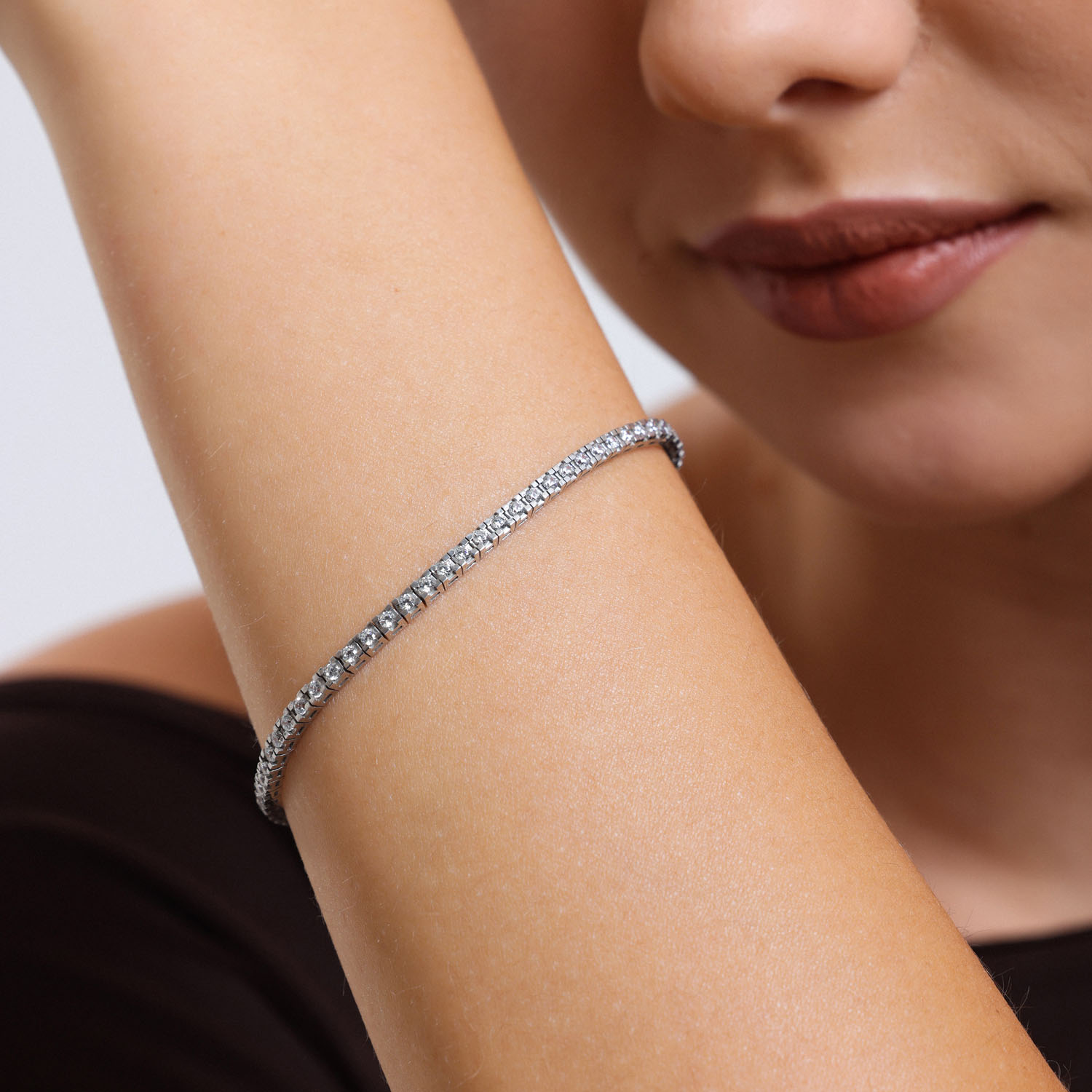 1.60 Karat Pırlanta Su Yolu Bileklik - SYLBLK666-002