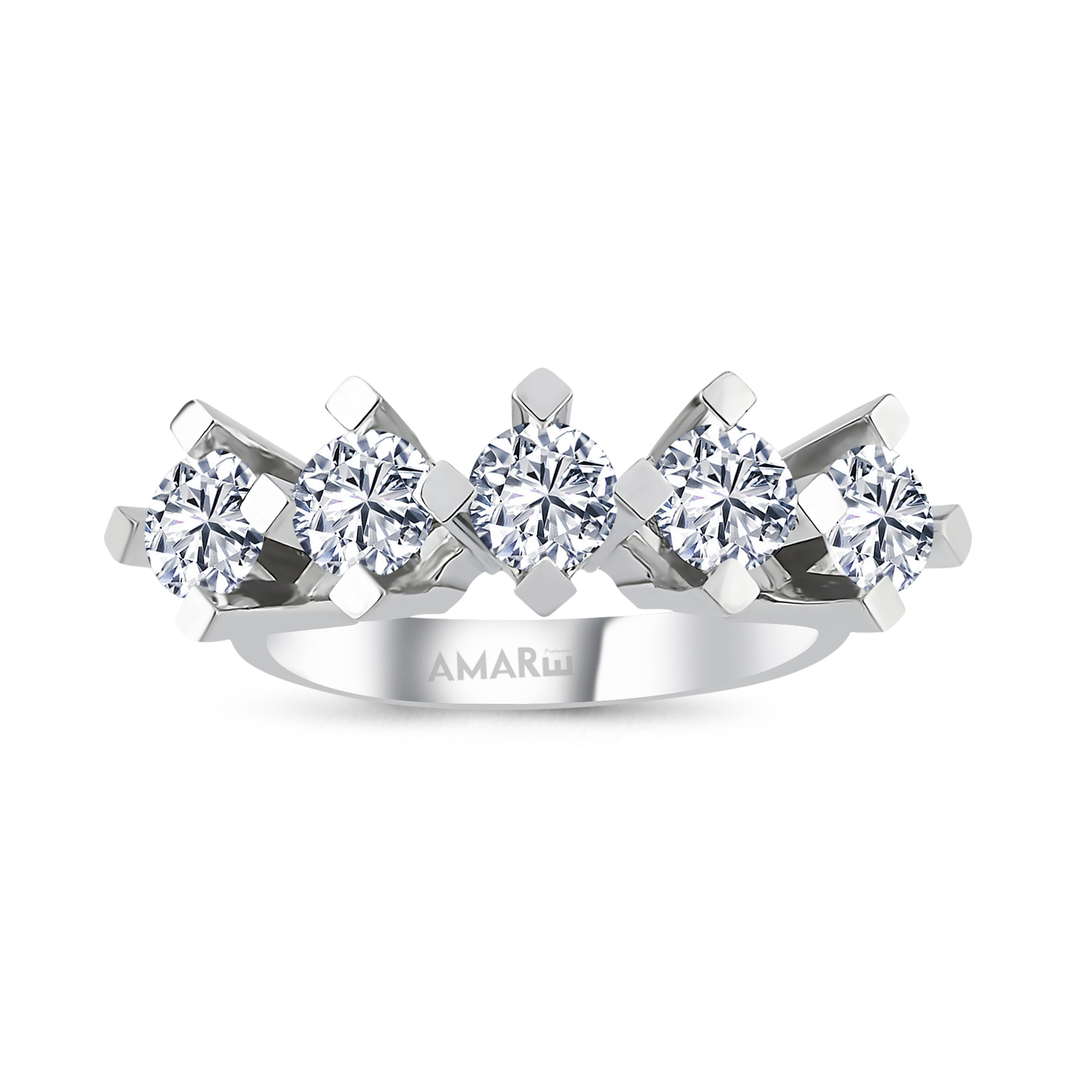 1.70 Karat Pırlanta Beştaş Yüzük - YA005004-1.70