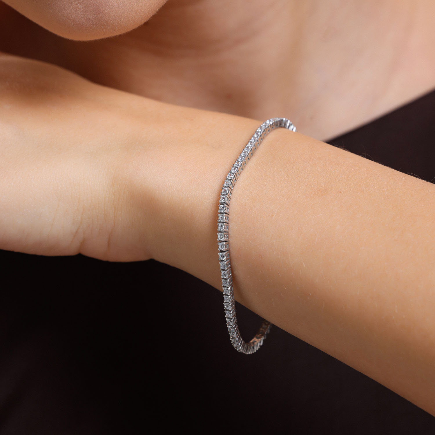 2.25 Karat Pırlanta Su Yolu Bileklik - SYLBLK664-003