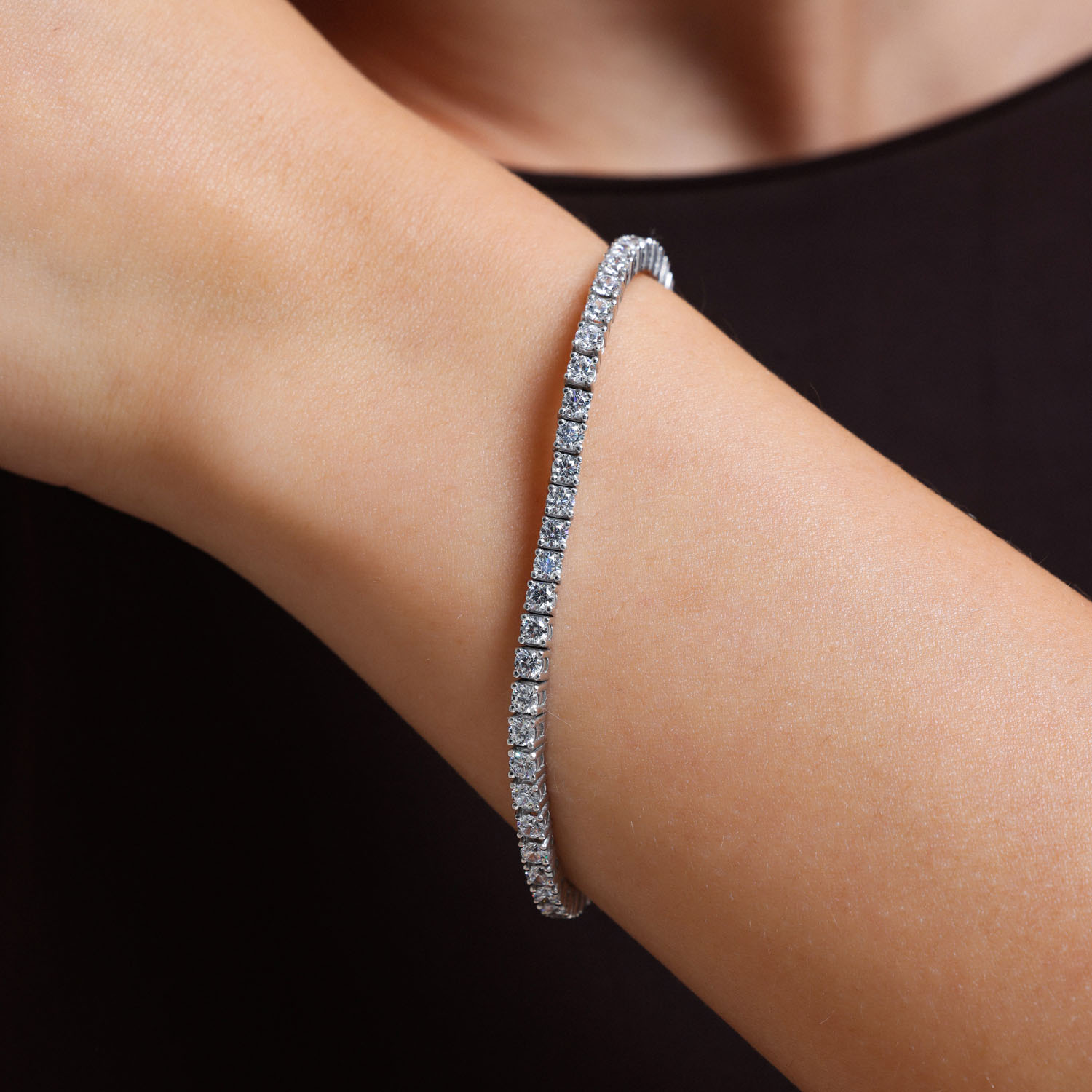 5.30 Karat Pırlanta Su Yolu Bileklik - SYLBLK664-010