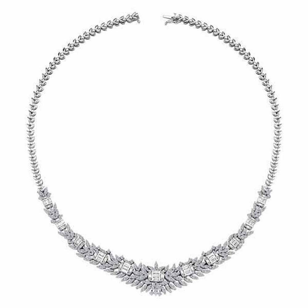 6,51 Karat Pırlanta Baget Gerdanlık - B004219