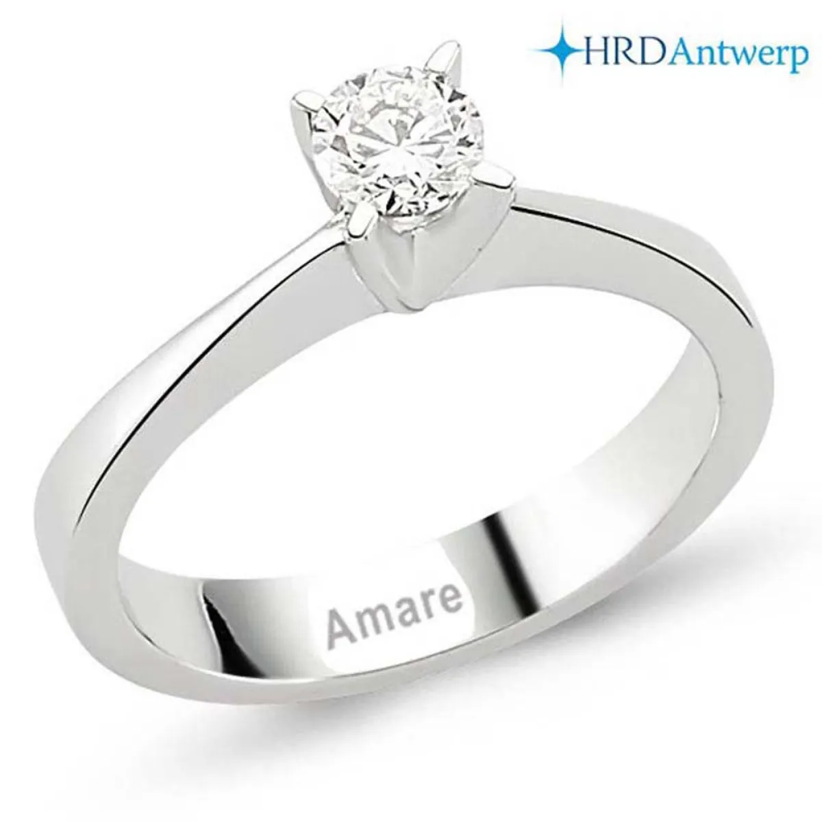 0.40 Karat F Si Hrd Sertifikalı Pırlanta Tektaş